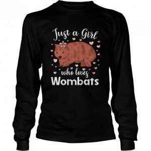 Wombat Love Marsupial Australia Girl Shirt 3