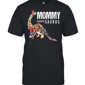 Women's Mommy Saurus Mommy Saurus Rex Dinosaur Funny Shirt 1