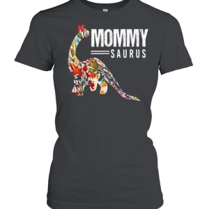 Women's Mommy Saurus Mommy Saurus Rex Dinosaur Funny Shirt 2