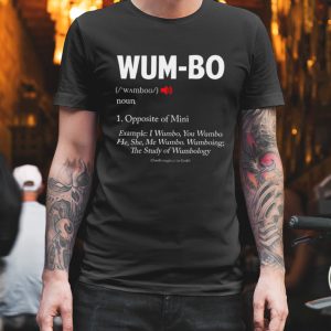 Wumbo Definition White Text shirt