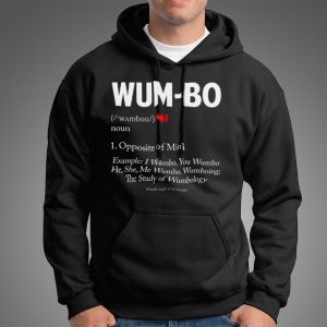 Wumbo Definition White Text shirt 5