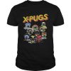 X pugs character cartoon shirt