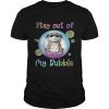 Yoga pug stay out of my bubble mask covid19 shirt