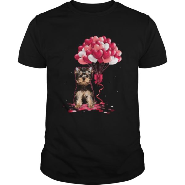 Yorkshire Terrier Love Balloons shirt