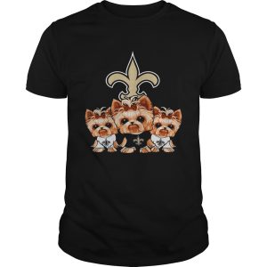 Yorkshire Terrier New Orleans Saints shirt