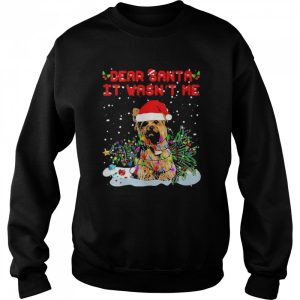 Yorkshire dear Santa it wasn't me Christmas shirt 4