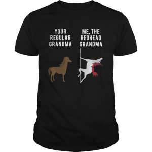 Your Regular Grandma Me The Redhead Grandma shirt