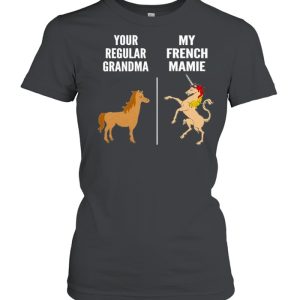 Your regular grandma horse my french mamie unicorn shirt 2