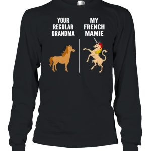 Your regular grandma horse my french mamie unicorn shirt 3