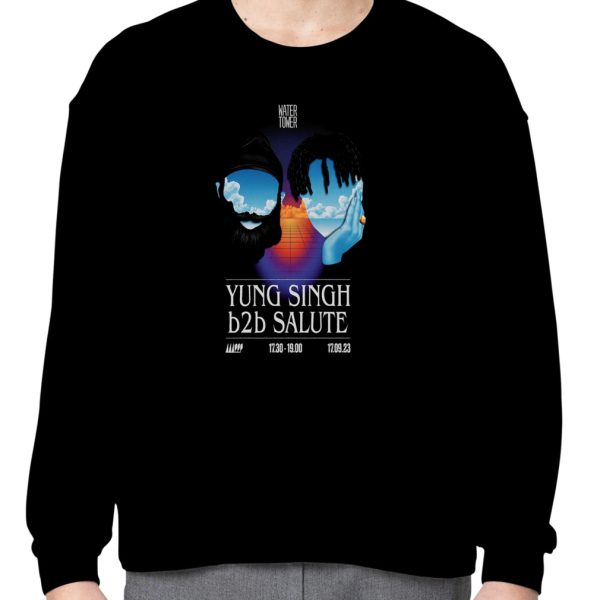 Yung singh and salute september 17 2023 photo poster design t-shirt