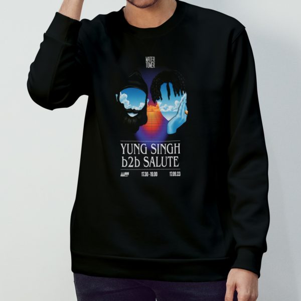 Yung singh and salute september 17 2023 photo poster design t-shirt