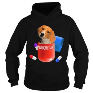 antidepressant beagle dog shirt 1