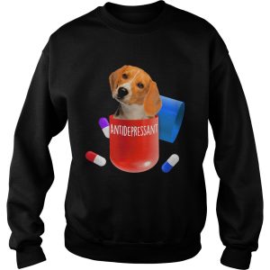 antidepressant beagle dog shirt 2