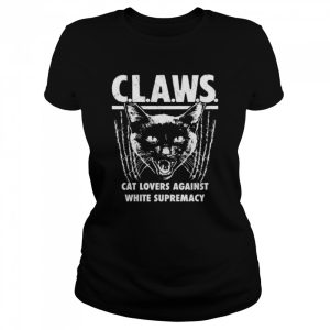 claws cat lovers against white supremacy shirt 2