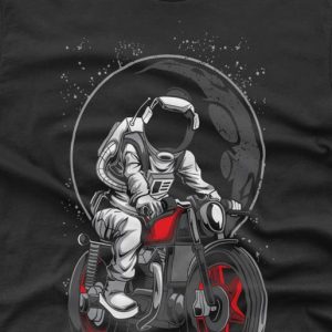 Astronaut Biker – T-shirt