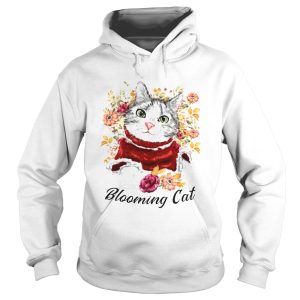 BLOOMING CAT WATERCOLOR CAT FLOWER shirt
