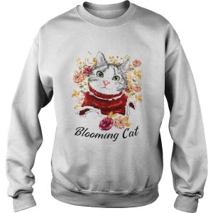 BLOOMING CAT WATERCOLOR CAT FLOWER shirt