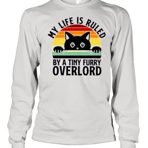 Black Cat My Life Is Ruled By A Tiny Overlord Vintage shirt 1