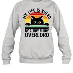 Black Cat My Life Is Ruled By A Tiny Overlord Vintage shirt 2