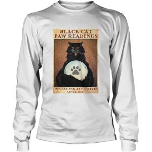Black Cat Paw Reading Revealing All 9 Lives Since 1692 shirt 2