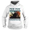 Black Cat Pew Pew Madafakas Halloween shirt