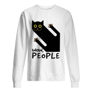 Black Cat Wow People shirt