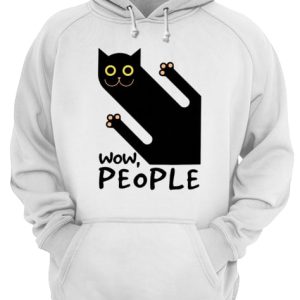 Black Cat Wow People shirt 3