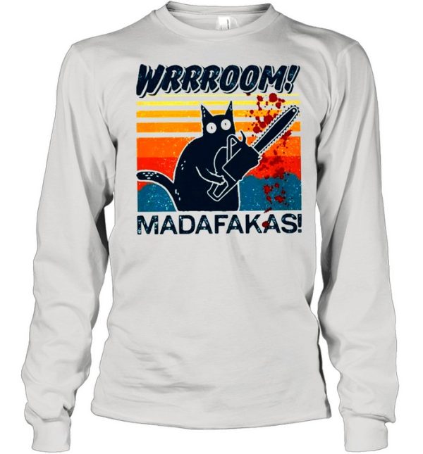 Black Cat Wrrroom Madafakas Vintage shirt