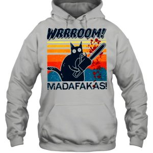 Black Cat Wrrroom Madafakas Vintage shirt 3