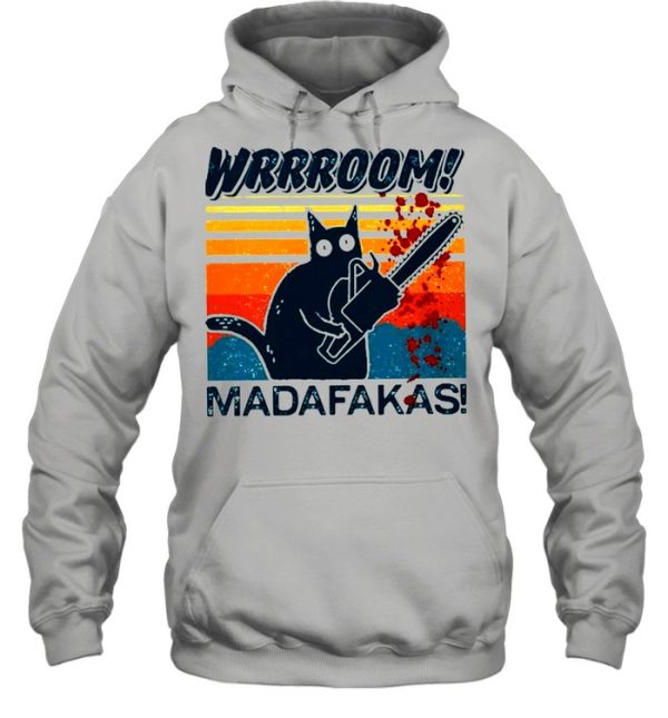 Black Cat Wrrroom Madafakas Vintage shirt