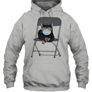 Black Cat face mask and Mittens shirt 3