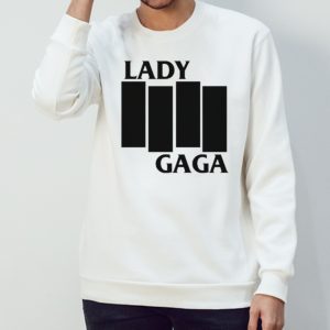 Black Flag Lady Gaga logo parody shirt