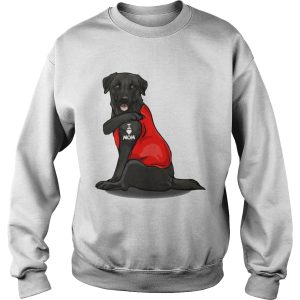 Black Golden Retriever I Love Mom Tattoo shirt