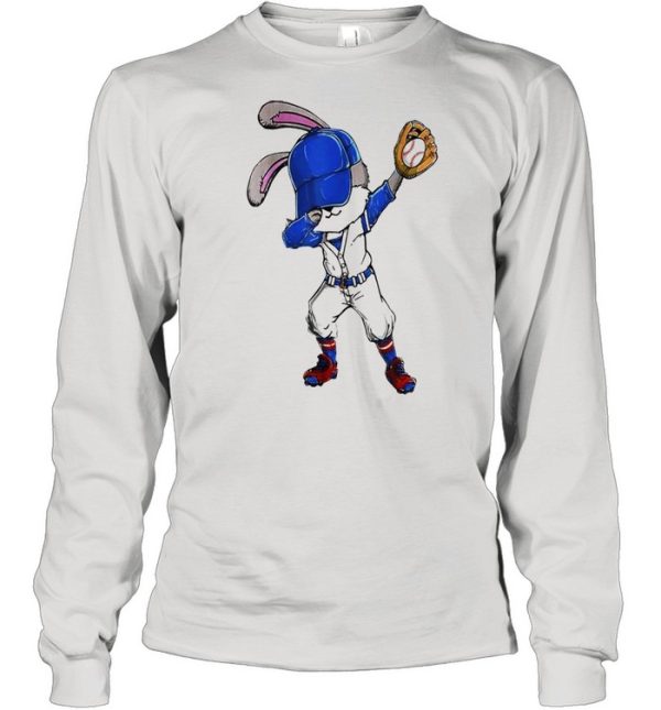 Bunny dabbing playing Baseball shirt