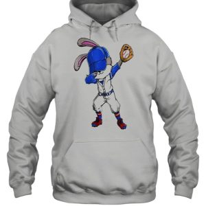 Bunny dabbing playing Baseball shirt 3