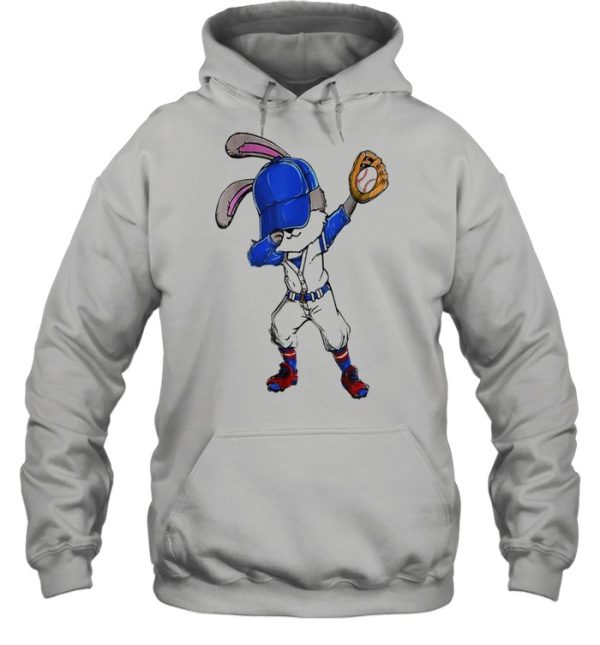 Bunny dabbing playing Baseball shirt