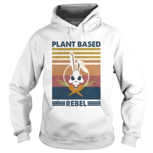 Bunny skull plant based rebel vintage shirt
