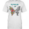 Butterfly Miami Dolphins Girl They Whispered To Her You Cannot Withstand The Storm She Whispered Back I Am The Storm T-Shirt