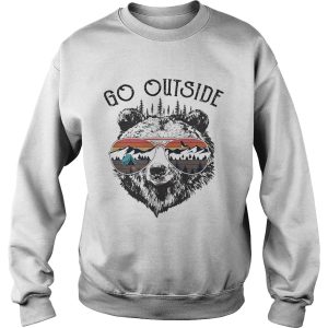 Camping go outside worst case scenario a bear kills you shirt 2