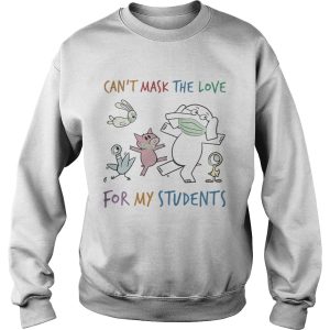 Cant Mask The Love For My Students Elephant Wear Mask shirt 2