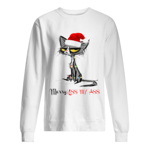 Cat Merry Kissmyass Christmas shirt 2