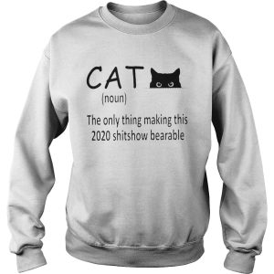 Cat Noun The Only Thing Making This 2020 Shitshow Bearable shirt 3