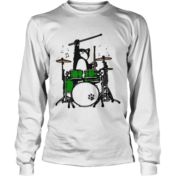 Cat Playing Drums shirt