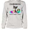 Cat Scrapbooking Because Murder Is Wrong shirt