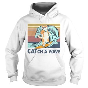 Cat Surfing Catch A Wave Vintage shirt 1