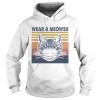 Cat face mask Wear a meowsk Vintage retro shirt