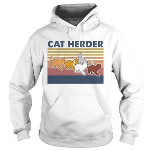 Cat herder Vintage retro shirt 1