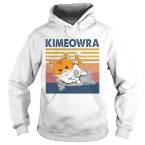 Cat kimeowra vintage retro shirt
