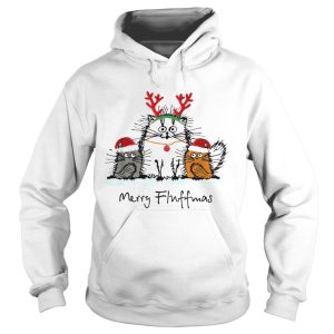 Cats merry fluffmas Christmas shirt 1