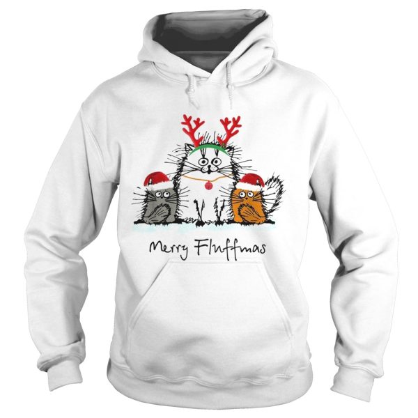 Cats merry fluffmas Christmas shirt